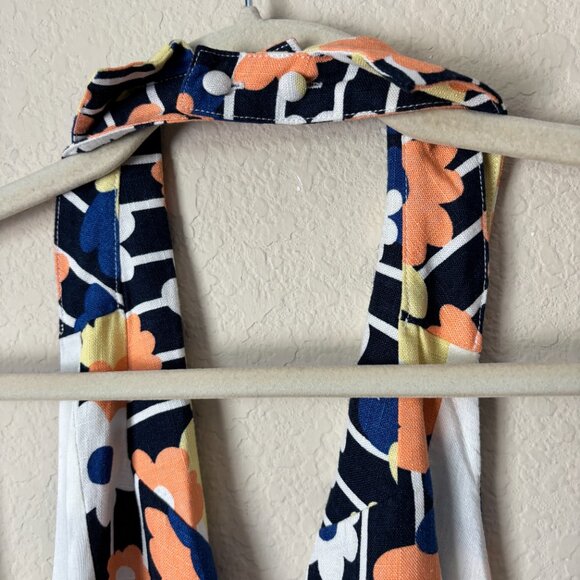 Modcloth NEW 1X Linen Blend Floral Print Halter Jumpsuit - Picture 16 of 16